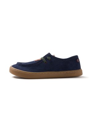 Gioseppo, GIOSEPPO GIOSEPPO BAREFOOT - BLUE LEATHER BOAT SHOES 80502 - Zapatillas - marino