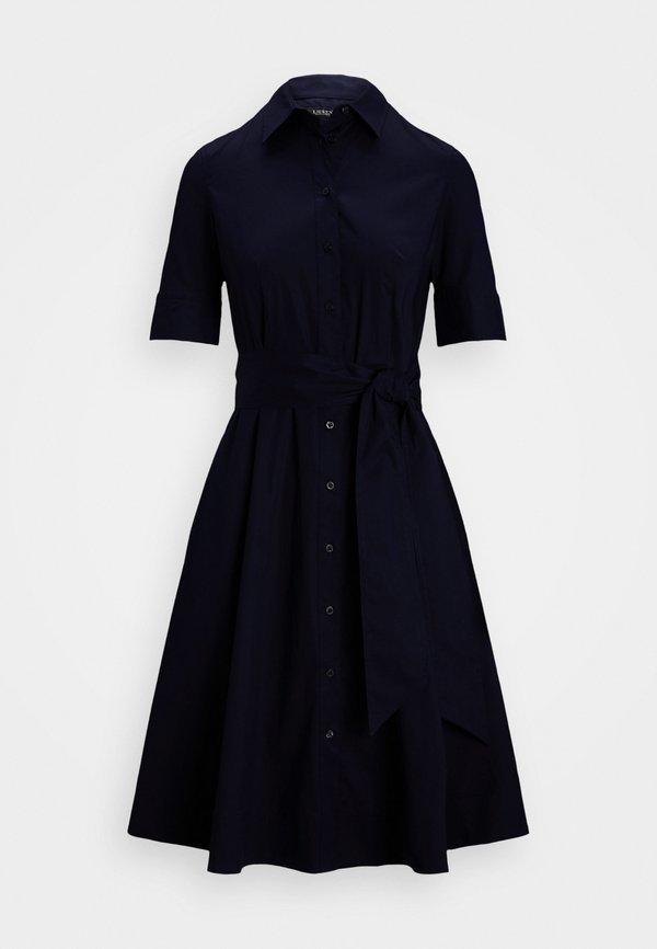 Belted Cotton Blend Shirtdress - Shirt dress4