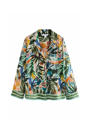 PETITE - RELAXED - Užsagstoma palaidinė - multicoloured palm print