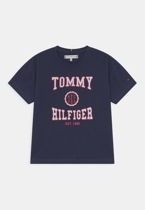 T-shirt print - dark blue