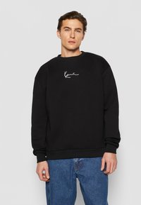 Karl Kani - SMALL SIGNATURE CREW - Sweatshirt - black Thumbnail Image 1