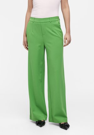 OBJLISA WIDE NOOS - Trousers - vibrant green