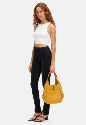 Handbag - dotty yellow