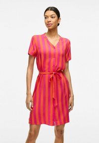 VILA KURZ - Marškininė suknelė - tigerlily