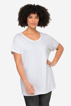 Angel of Style, RUNDHALS HALBARM - T-shirt basic - snow white