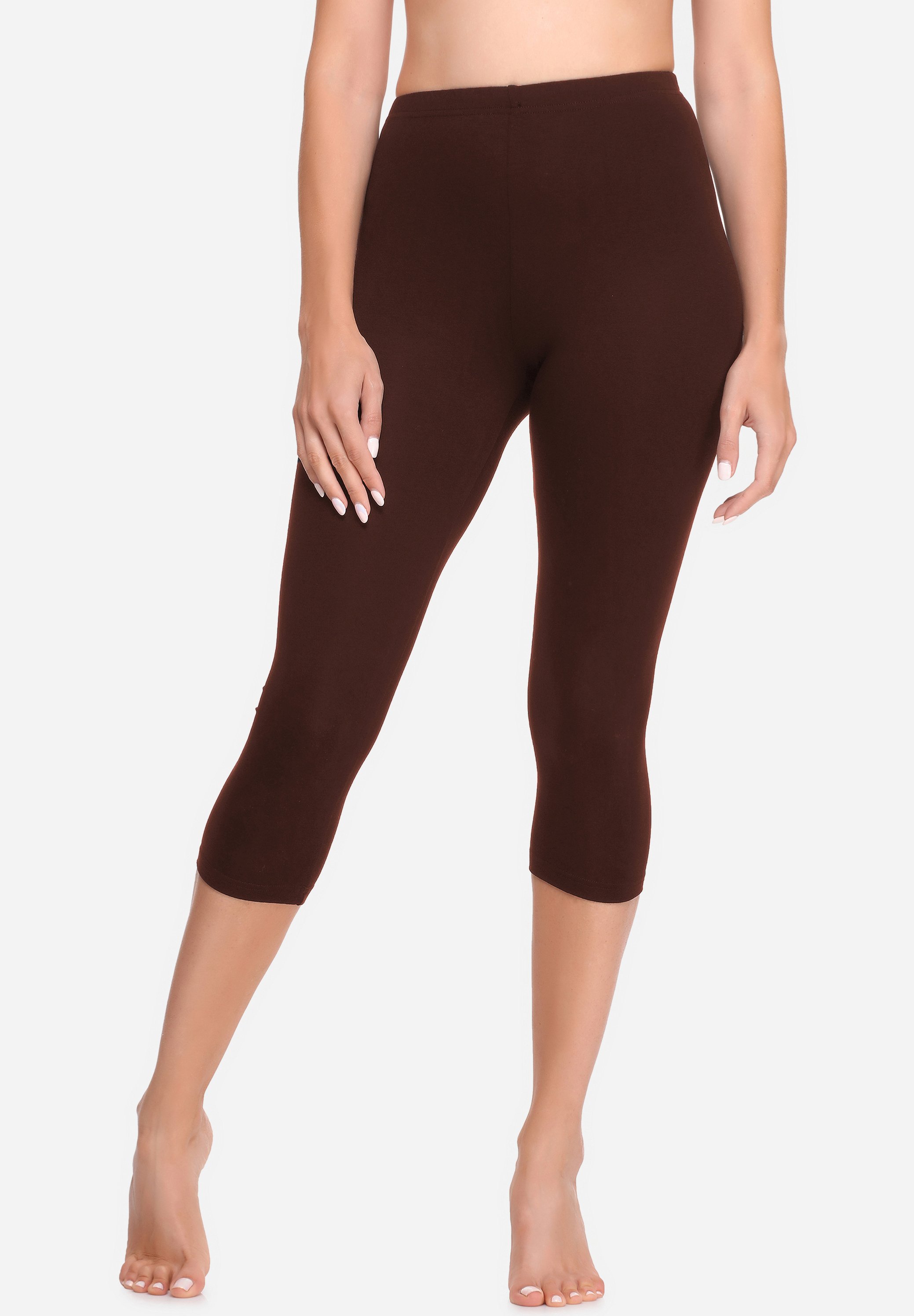 Capri-broek leggings \u0026 treggings in de kleur bruin voor dames | KLEDING.nl  - Pagina 2