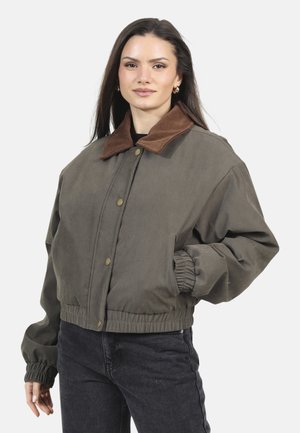WITH COLLAR - Bomberjacks - dark green