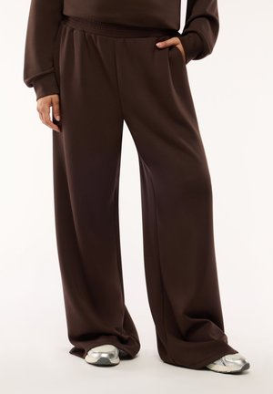 Terranova, PANTALONE GINNICO LUNGO TINTA UNITA - Pantaloni sportivi - cacao