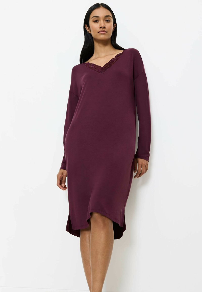 Triumph TIMELESS SENSUALITY - Camicia da notte - deep burgundy