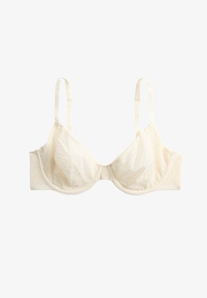 Marks & Spencer, BODY LACE WIRED DEMI CUP BRA (A-E) - Bøjle-bh - ivory