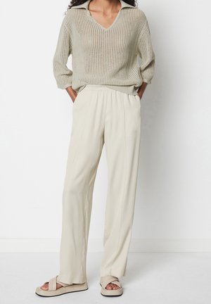 Pantalon classique - stone