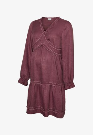 MAMALICIOUS, MLADA Maternity - Päevakleit - bordeaux