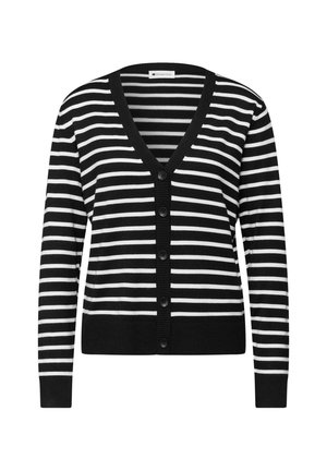 GESTREIFTER - Gilet - schwarz