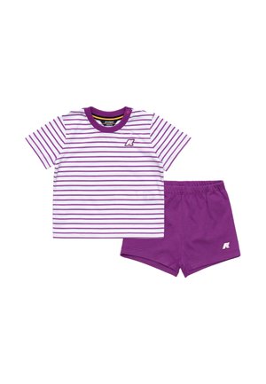 PETE SET STRIPES  - Shorts - white-violet