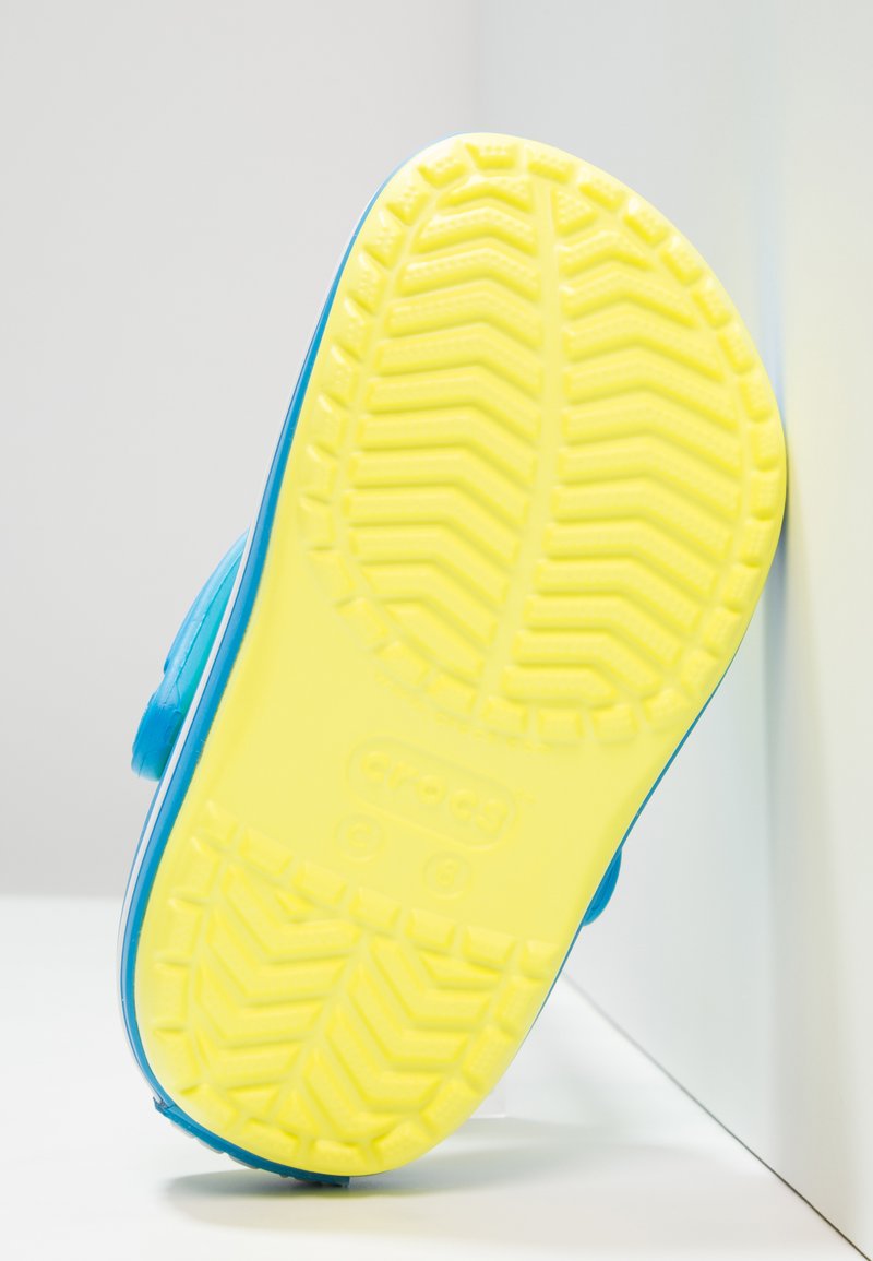 Crocs Crocband Tennis Ball Green Yellow Blue Shoes M9 W11 Crocs CROCBAND - Pool slides - tennis ball green/ocean/neon  main image 4