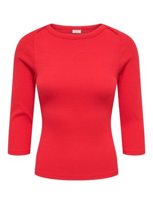 JDY, BLOUSE JDYMALLI BLOUSE - Maglietta a manica lunga - racing red