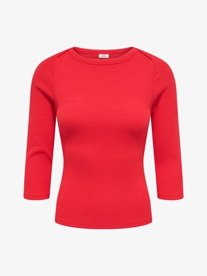 JDY, BLOUSE JDYMALLI BLOUSE - Maglietta a manica lunga - racing red