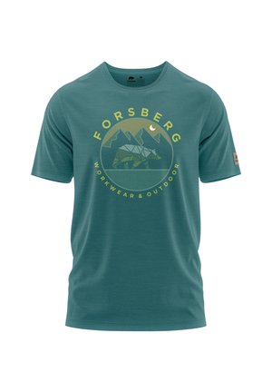 T-shirt print - emerald grün