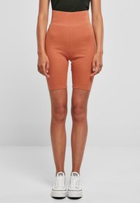 Urban Classics - HIGH WAIST CYCLE - Leggingsit - terracotta Pienoiskuva 1