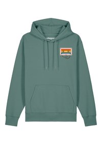 RAINBOW CASSETTE - Kapuzenpullover - green bay