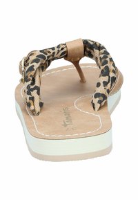 Tamaris T-bar sandals - leopard