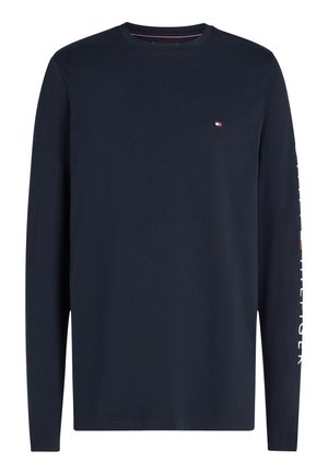 Tommy Hilfiger, LOGO LONG SLEEVE TEE - Langarmshirt - blue