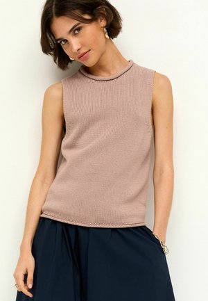 ROLL EDGE TANK  REGULAR FIT - Top - rose pink