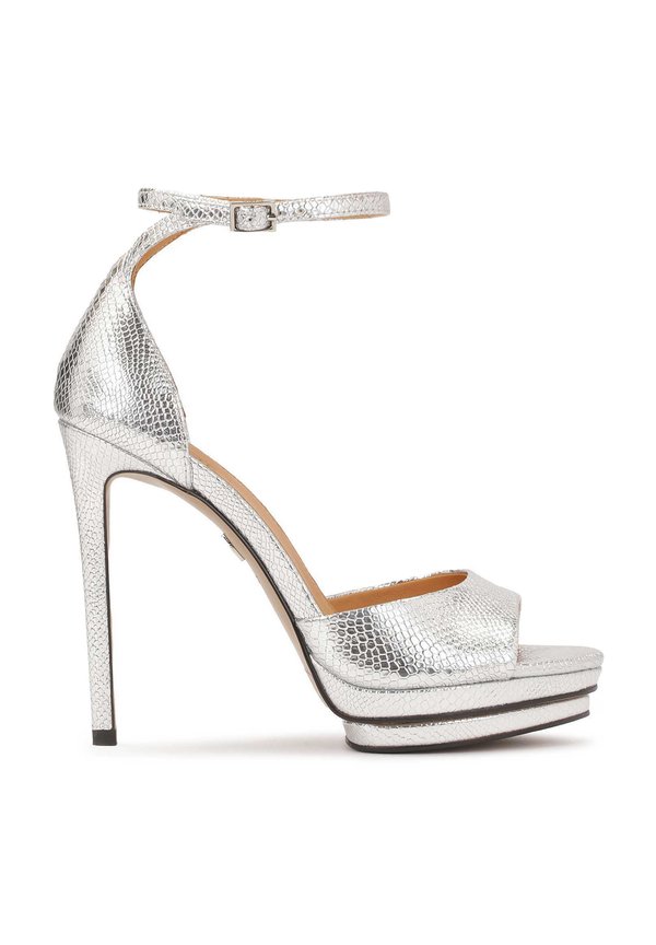 KLARISSA - High Heel Sandalette - silver