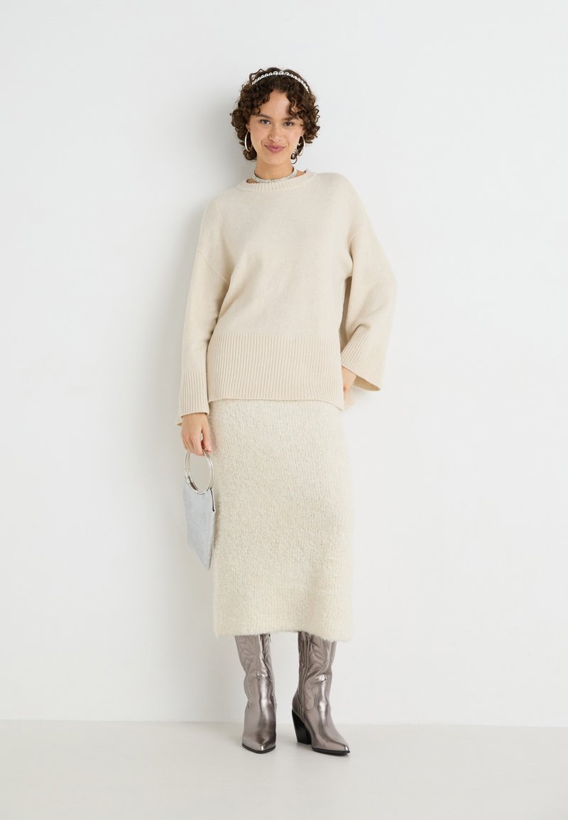 ONLY Dames Onlelsa L/S Ex KNT Pullover, Pumice Stone, XXL