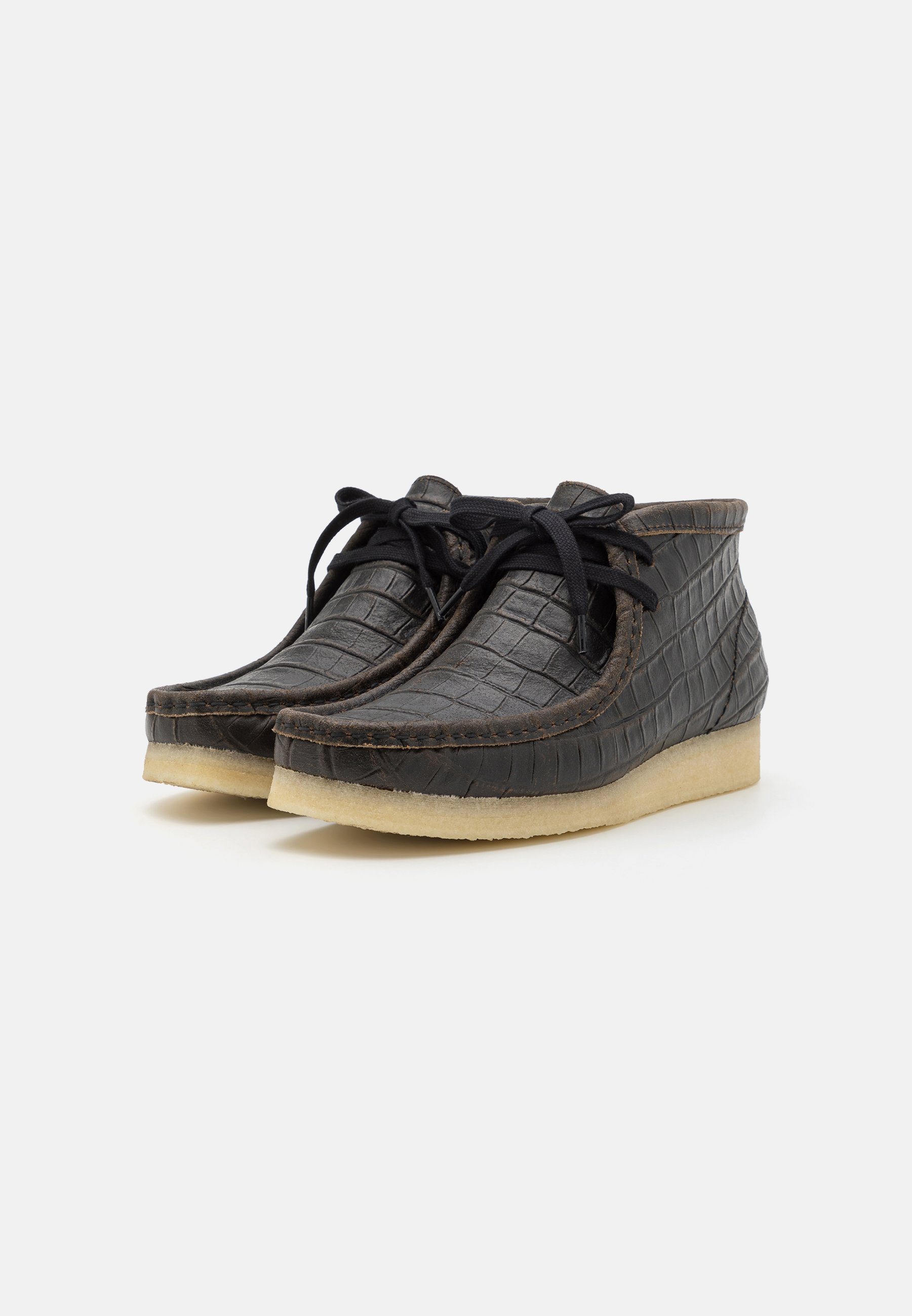 Clarks Originals WALLABEE - Casual lace-ups - black - Zalando.co.uk
