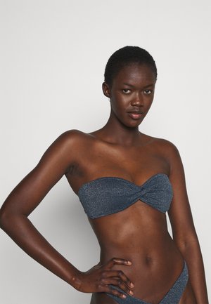 STARDUST TWIST BANDEAU - Bikini top - indigo