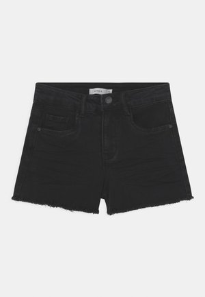 NKFRANDI MOM - Džínové kraťasy - black denim