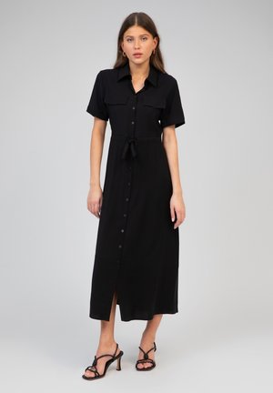 AN'GE MALIZE - Robe chemise - noir