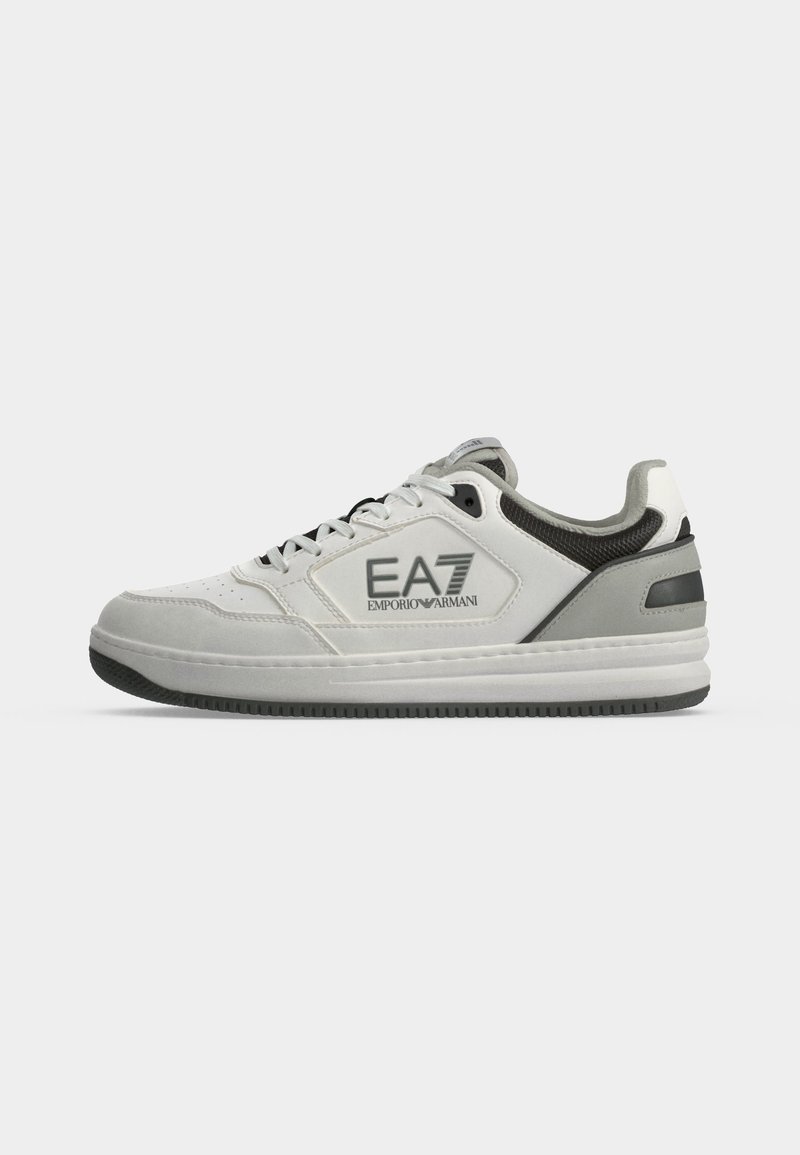 EA7 Emporio Armani SLASHER - Baskets basses - white/gray violet/pewter
