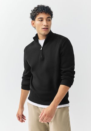 Next QUARTER ZIP - Trui - black
