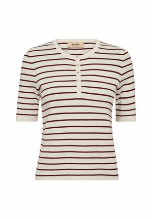 Mos Mosh, Print T-shirt - cabernet
