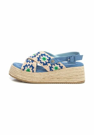 Sandalias de cuña - jeans