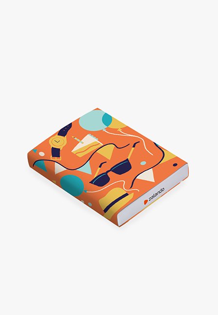 Zalando HAPPY BIRTHDAY - Cadeaubon in feestelijke doos - orange/oranje -  Zalando.nl