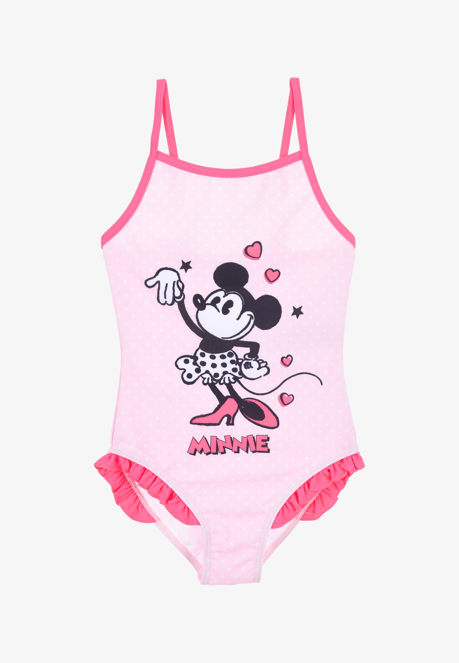 Costume Da Bagno Bimba Minnie Mouse - Due Pezzi Blu E Rosa, Licenza Disney - Foto 5