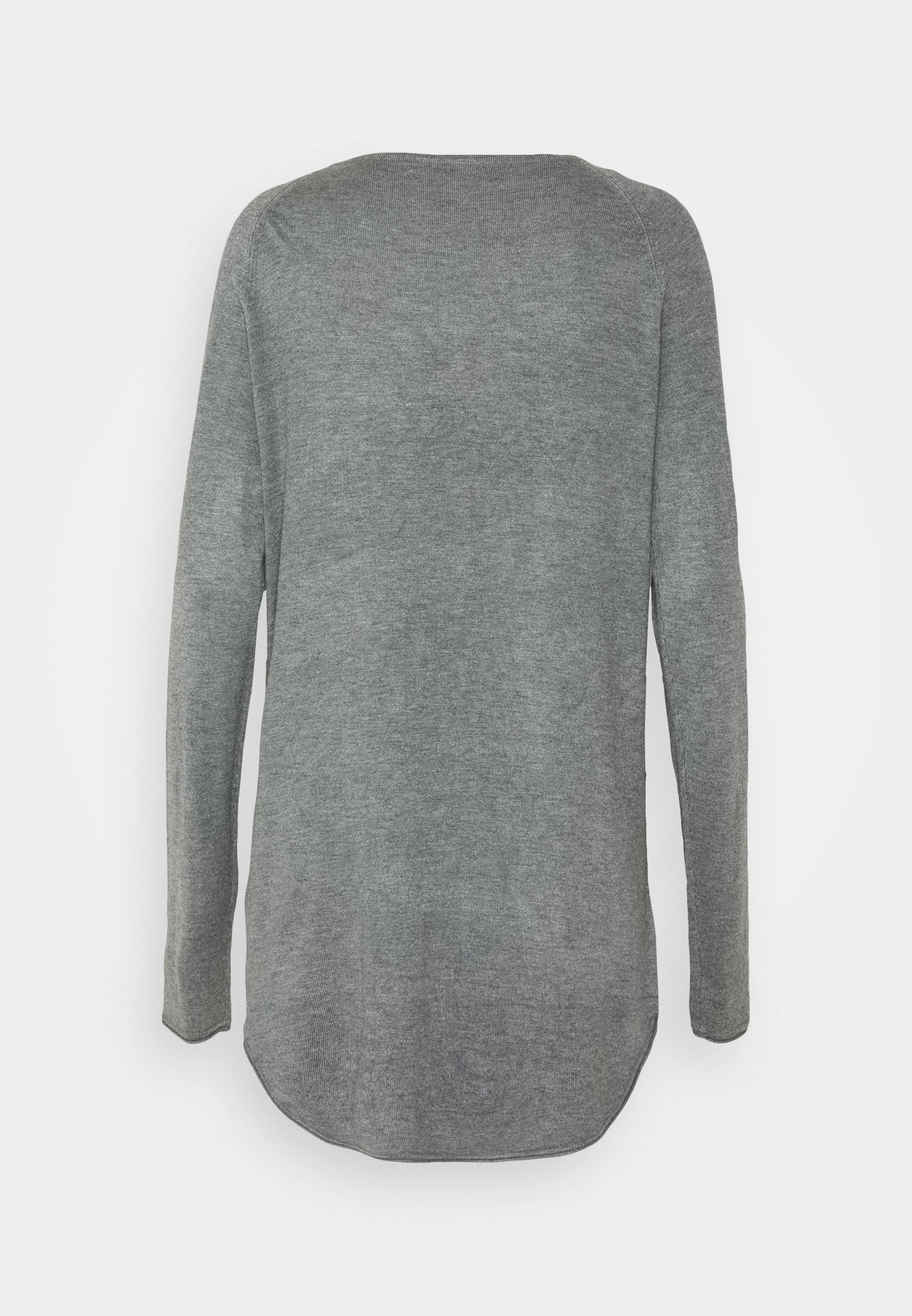 ONLY Tall ONLMILA LONG - Trui - medium grey melange/grijs - Zalando.nl