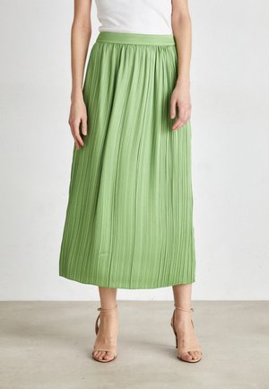 VAPLISSA - A-line skirt - open green