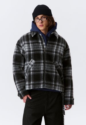 RELAXED WOOLBLEND - Lichte jas - black