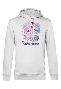 Disney LILO & STITCH STITCH  TOGETHER - Felpa con cappuccio - white