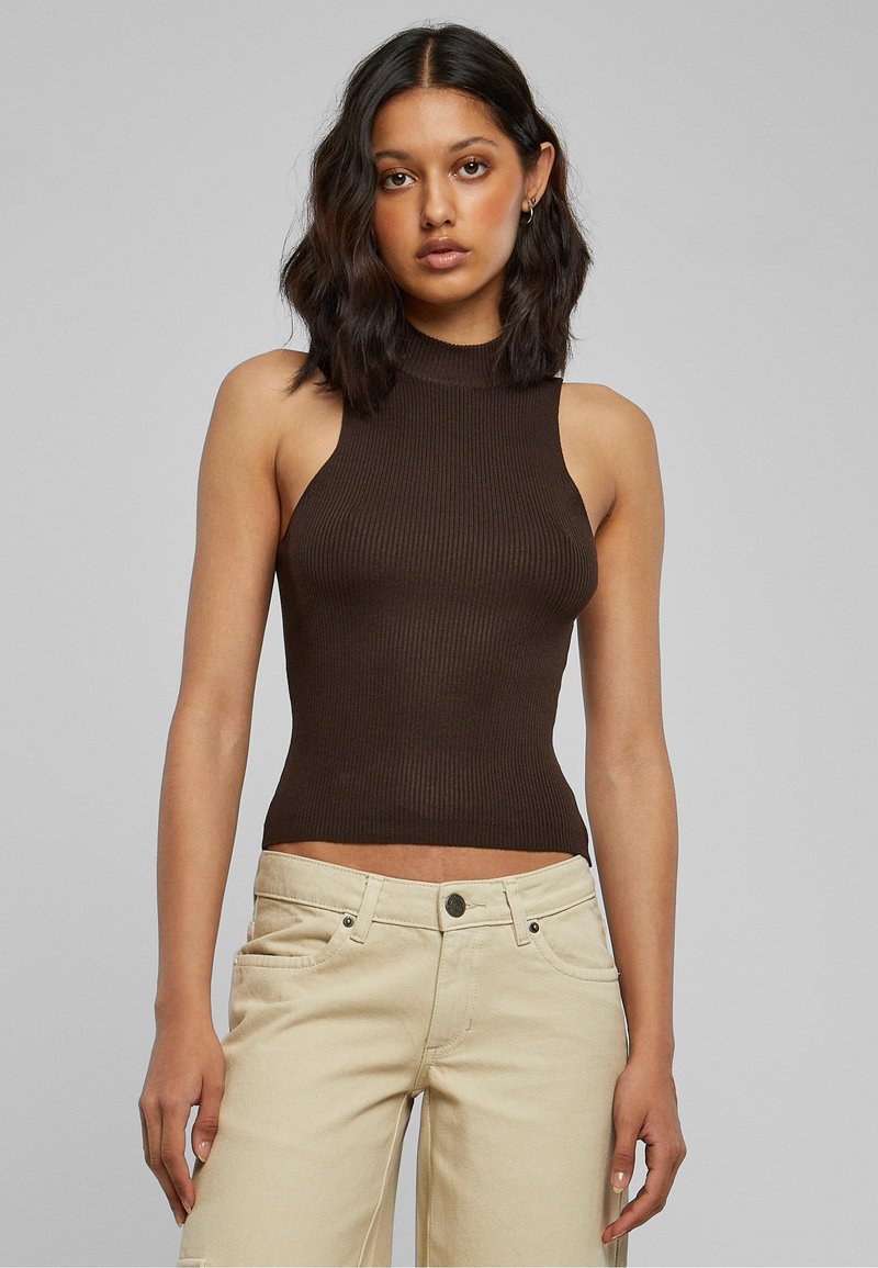 Urban Classics SHORT TURTLENECK  - Top - brown