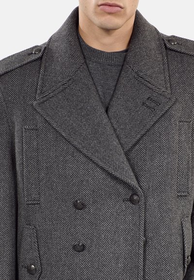 The Kooples Abrigo clásico - black grey