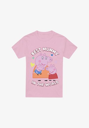 Peppa Pig PEPPA PIG MUMMY BEST IN THE WORLD - Print T-shirt - light pink