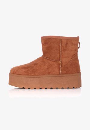 Elara Platform ankle boots - camel
