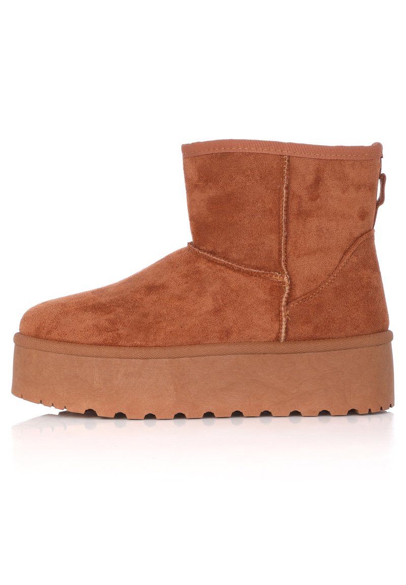 Elara Botines con plataforma - camel