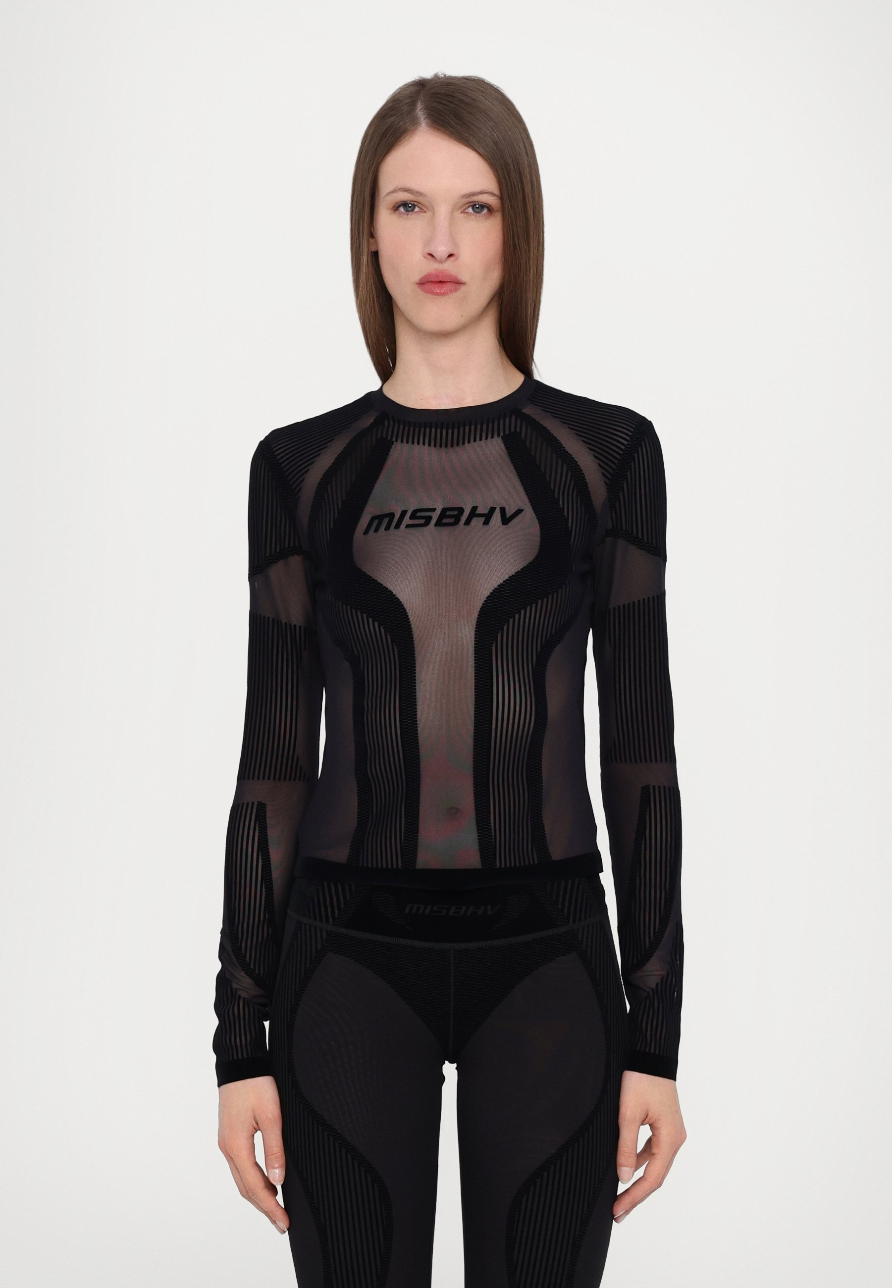 MISBHV SPORTS 長袖 MISBHV FLOCK SPORT LONG SLEEVE - Long sleeved top - black - Zalando