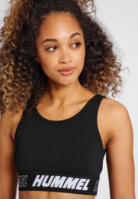 Hummel MAJA 2-PACK SPORTS - Sport-BH med medium stöd - black insigina blue